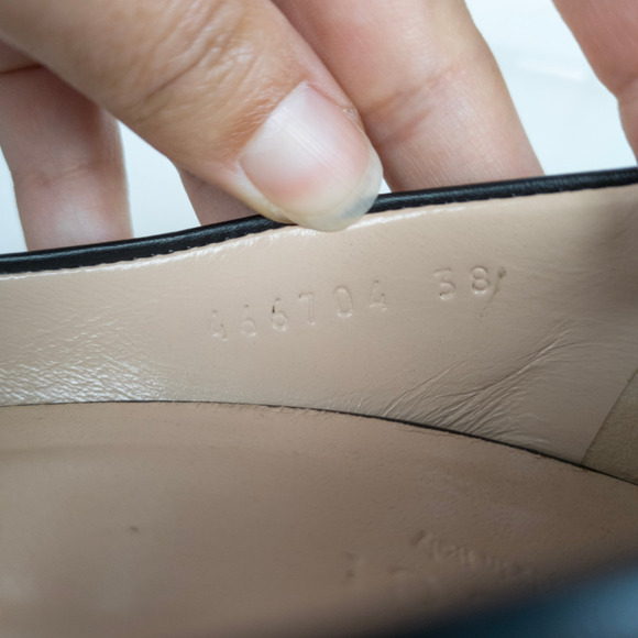 GUCCI Black Miro Soft Horsebit Pumps Block Heel Square Toe Womens EU 38 US 8 - Picture 10 of 12